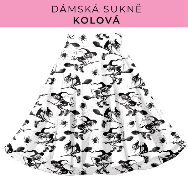 DÁMSKÝ střih - Kolová sukně