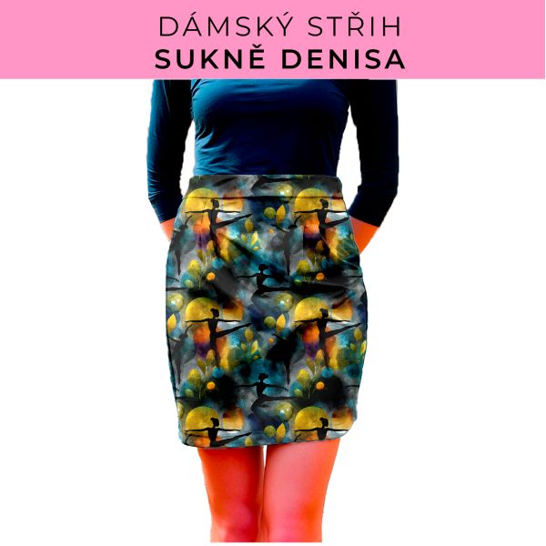 Dámský střih - Dámská sukně Denisa