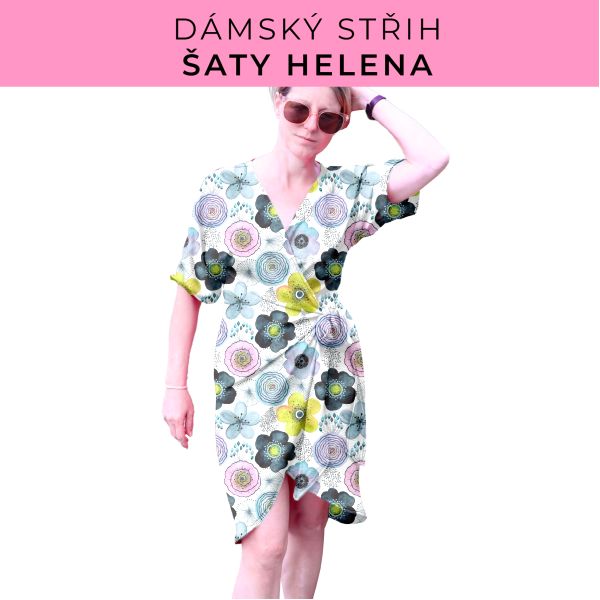 Dámský střih na šaty  Helena