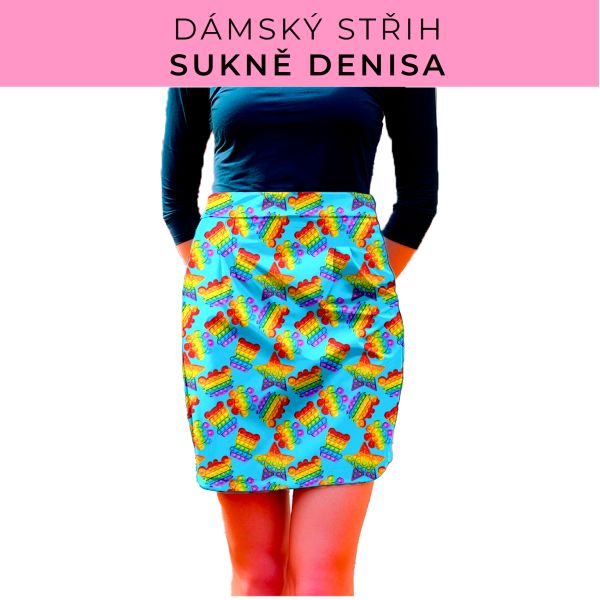 Dámský střih - Dámská sukně Denisa