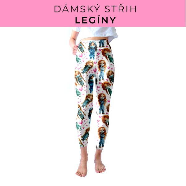 DÁMSKÝ střih - legíny SPORT - SLIM FIT