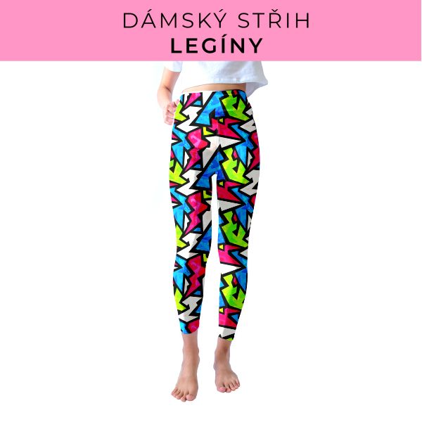 DÁMSKÝ střih - legíny SPORT - SLIM FIT