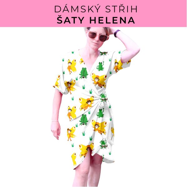 Dámský střih na šaty  Helena