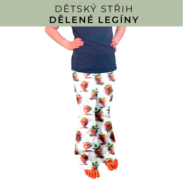 Dětský střih - Dělené legíny