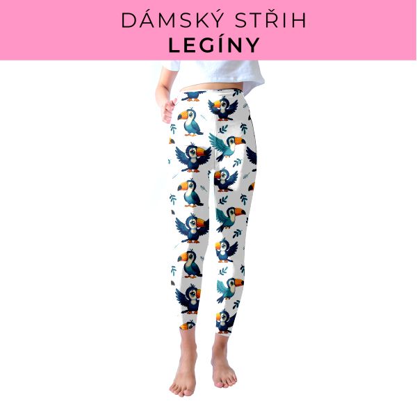 DÁMSKÝ střih - legíny SPORT - SLIM FIT