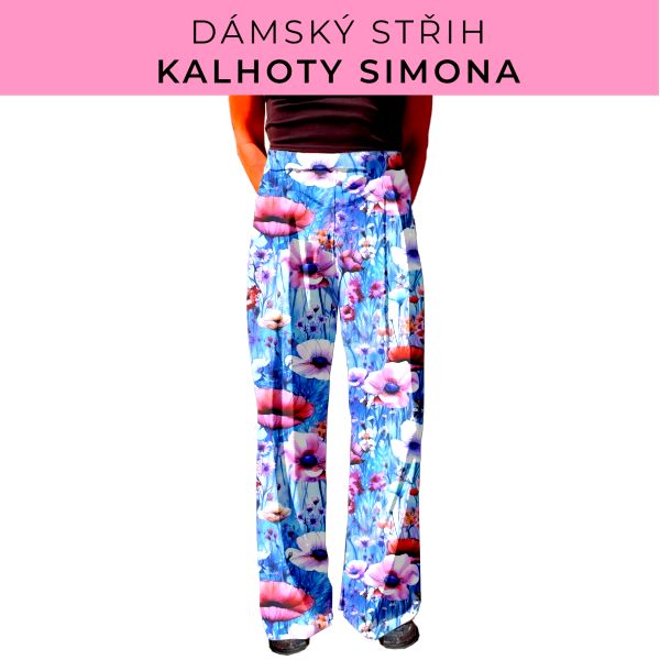 Dámský střih - kalhoty Simona