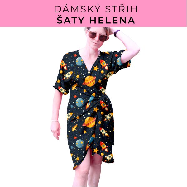 Dámský střih na šaty  Helena