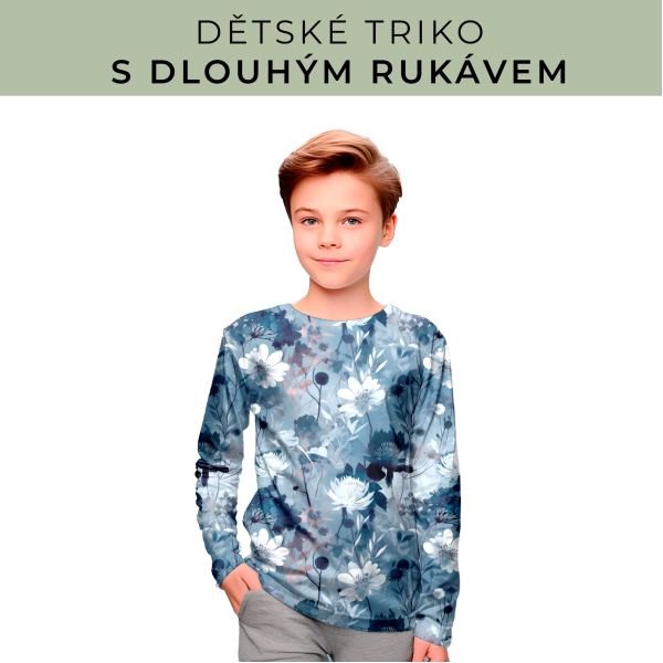 DĚTSKÝ střih - triko dlouhý rukáv