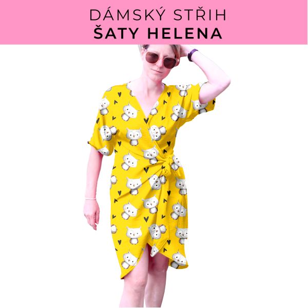 Dámský střih na šaty  Helena