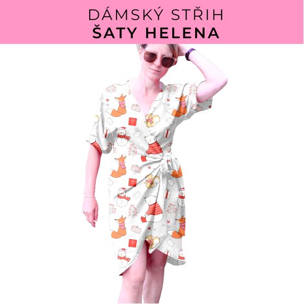 Dámský střih na šaty  Helena