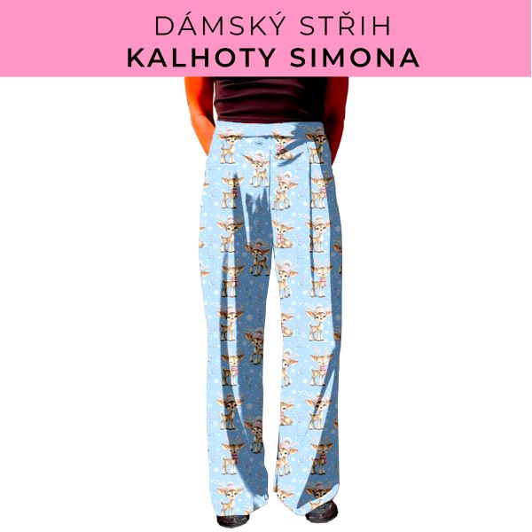 Dámský střih - kalhoty Simona
