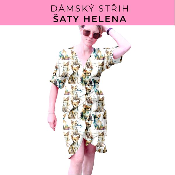 Dámský střih na šaty  Helena
