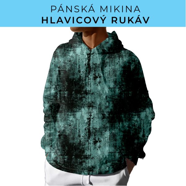 PÁNSKÝ střih - mikina s kapucí