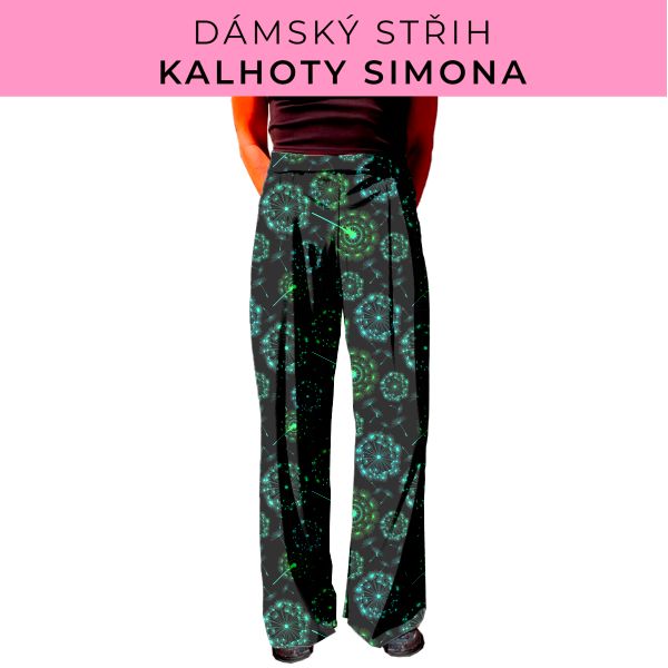 Dámský střih - kalhoty Simona