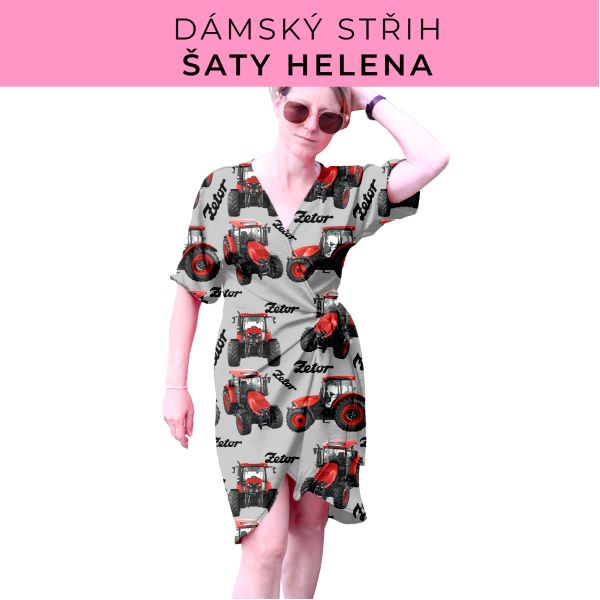 Dámský střih na šaty  Helena