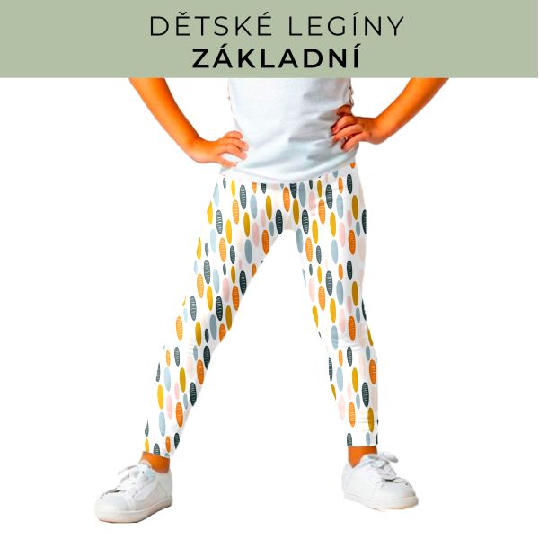 DĚTSKÝ střih - legíny základní