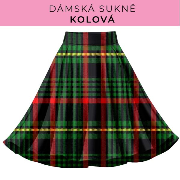 DÁMSKÝ střih - Kolová sukně