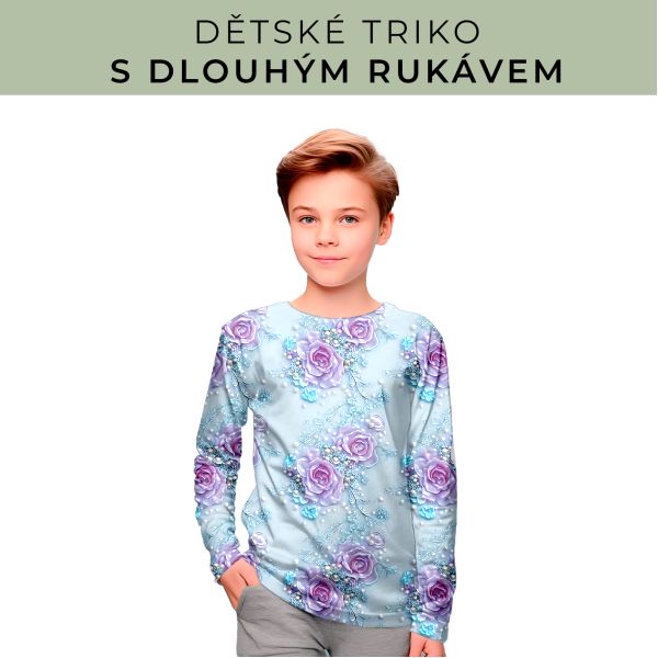 DĚTSKÝ střih - triko dlouhý rukáv