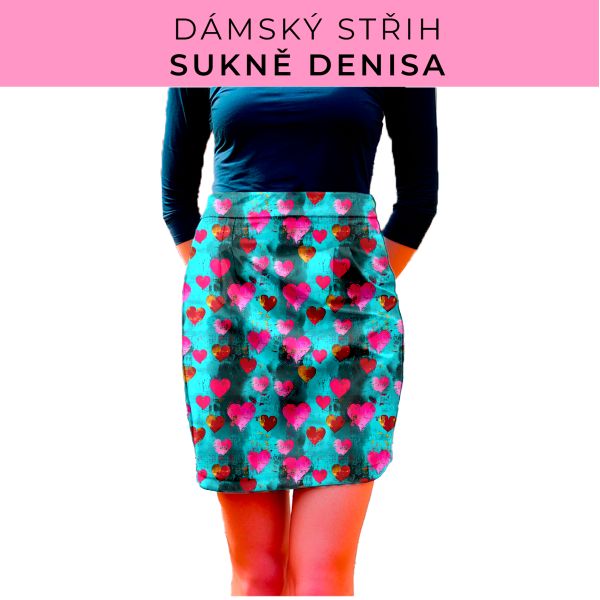 Dámský střih - Dámská sukně Denisa
