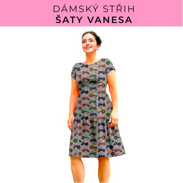 Dámský střih šaty Vanesa