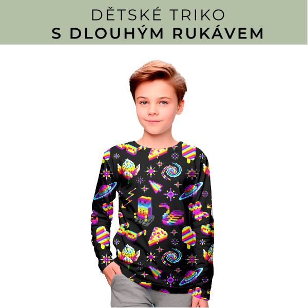 DĚTSKÝ střih - triko dlouhý rukáv