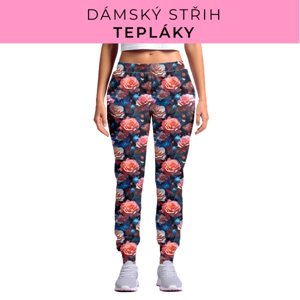 DÁMSKÝ střih - tepláky