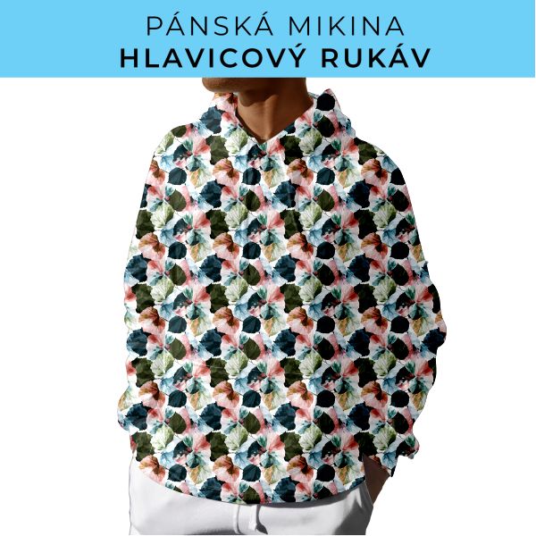 PÁNSKÝ střih - mikina s kapucí