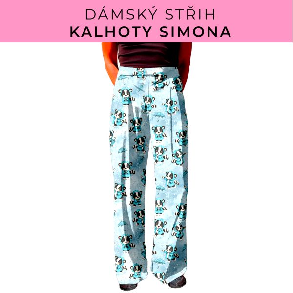 Dámský střih - kalhoty Simona