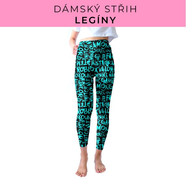 DÁMSKÝ střih - legíny SPORT - SLIM FIT