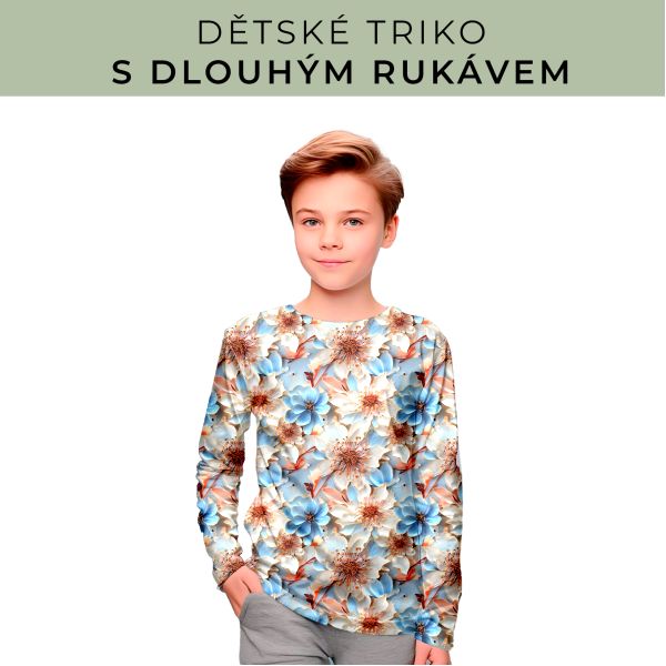 DĚTSKÝ střih - triko dlouhý rukáv