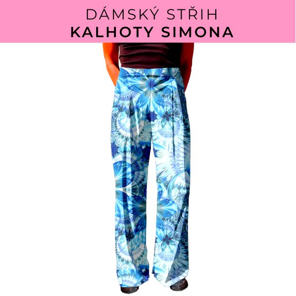 Dámský střih - kalhoty Simona