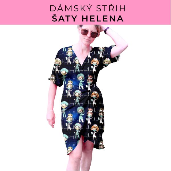 Dámský střih na šaty  Helena