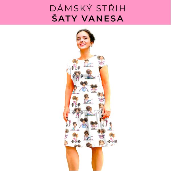 Dámský střih šaty Vanesa