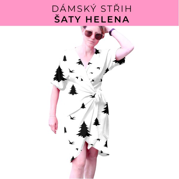 Dámský střih na šaty  Helena