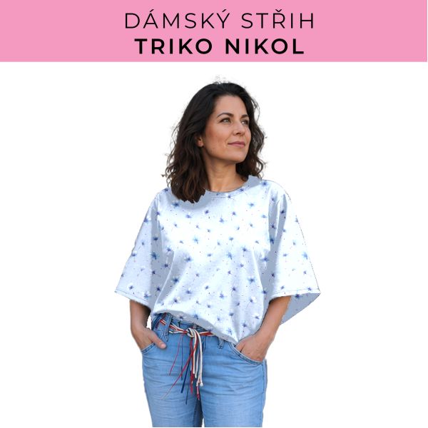 Dámský střih -  triko Nikol