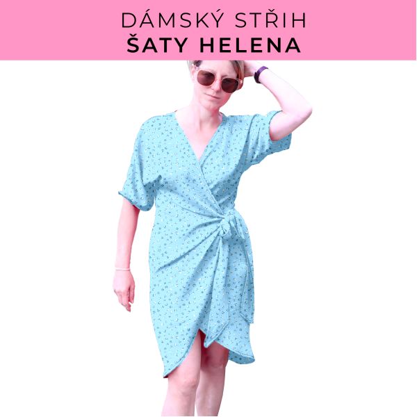 Dámský střih na šaty  Helena