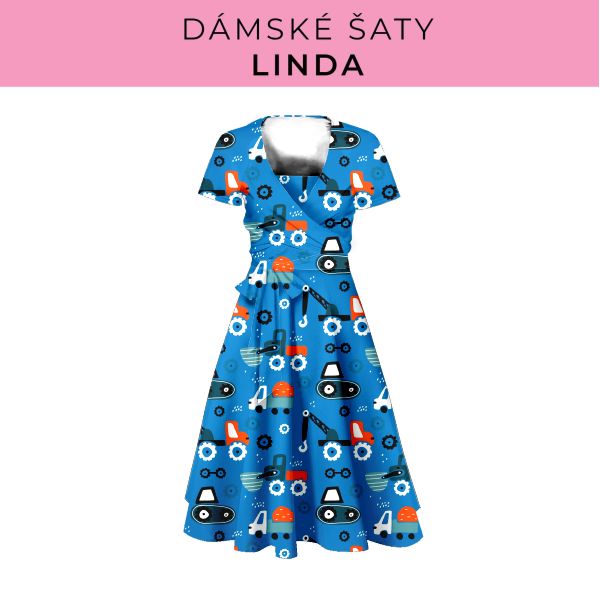 DÁMSKÝ střih - šaty Linda