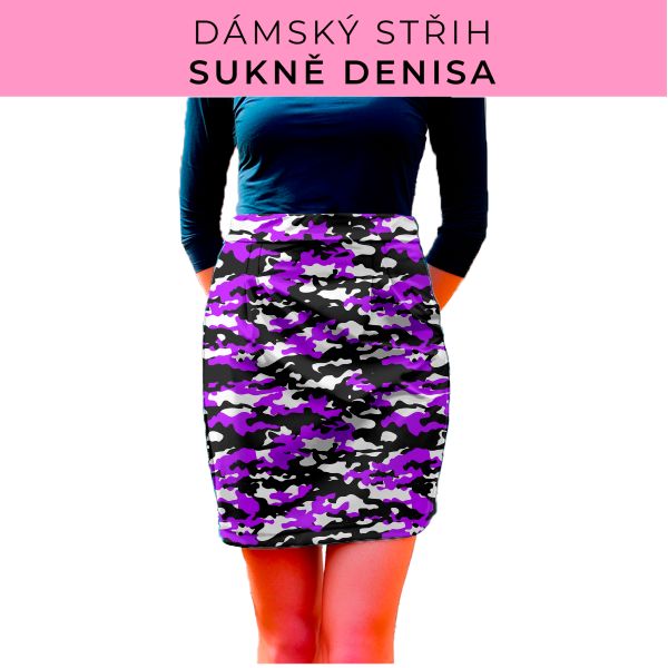 Dámský střih - Dámská sukně Denisa