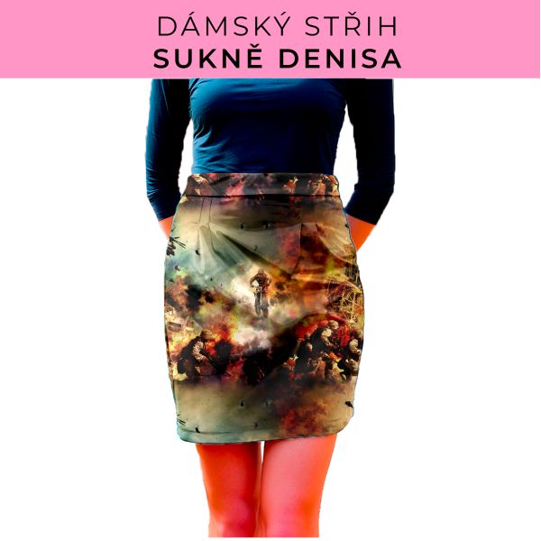Dámský střih - Dámská sukně Denisa