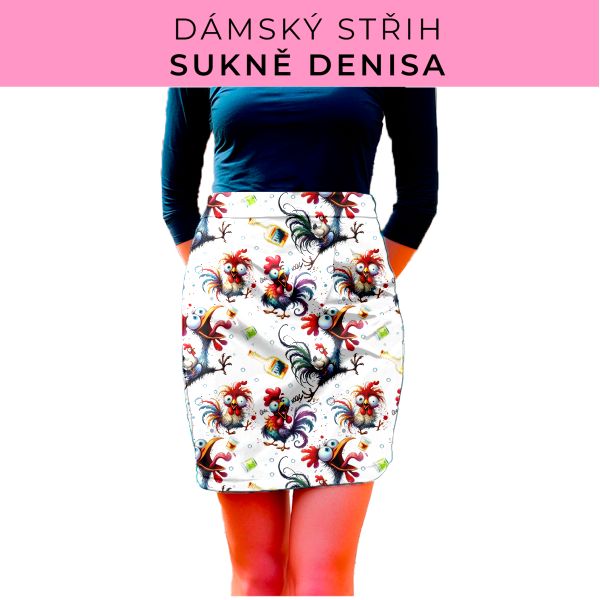 Dámský střih - Dámská sukně Denisa