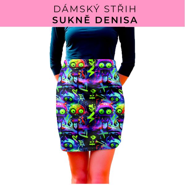 Dámský střih - Dámská sukně Denisa