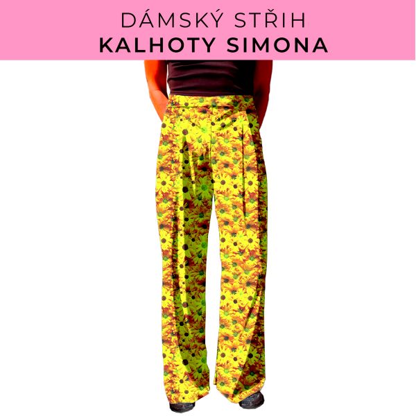 Dámský střih - kalhoty Simona