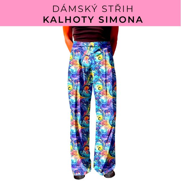 Dámský střih - kalhoty Simona