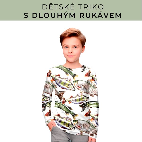 DĚTSKÝ střih - triko dlouhý rukáv
