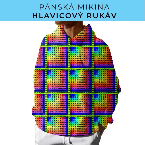 PÁNSKÝ střih - mikina s kapucí