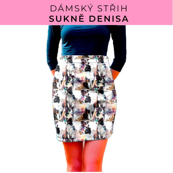 Dámský střih - Dámská sukně Denisa
