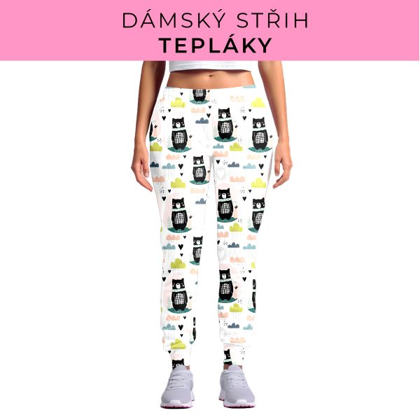 DÁMSKÝ střih - tepláky