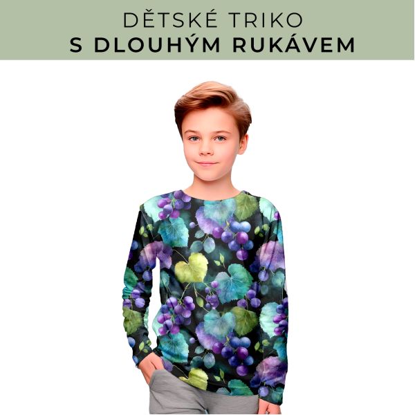 DĚTSKÝ střih - triko dlouhý rukáv