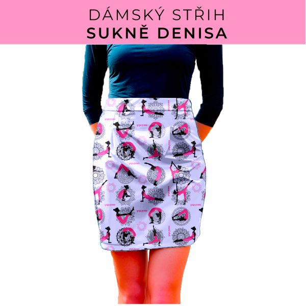Dámský střih - Dámská sukně Denisa