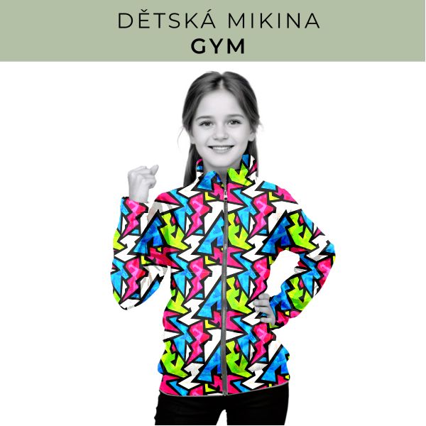 Dětská střih - mikina GYM